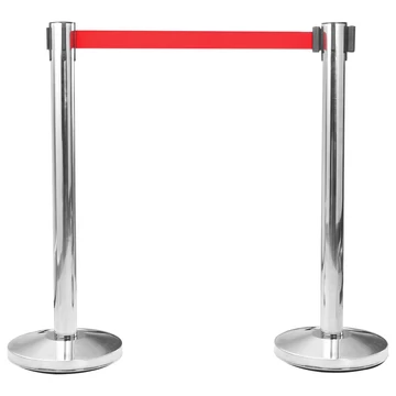 Elválasztókorlát 200 cm piros szíjjal