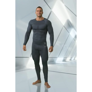Aláöltözet felső hosszú ujjú (72%poliamid) TOP E-UW ULTRON-T, acélszürke