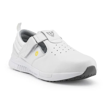 TOP ELITE WH SPORTY O1 ESD SRC védőszandál fehér színben, oldalnézet