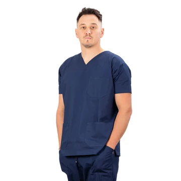 TOP MEDORA férfi orvosi felső navy XS