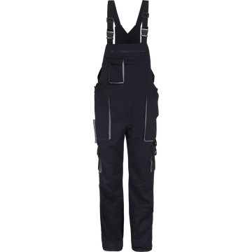 Munkanadrág kertész, gumírozott vállpánt, oldalgombos gumírozott derék