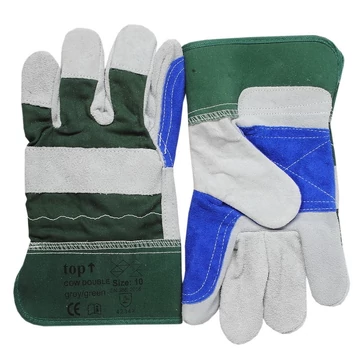 TOP COW Double marhabőr védőkesztyű dupla tenyérborítással