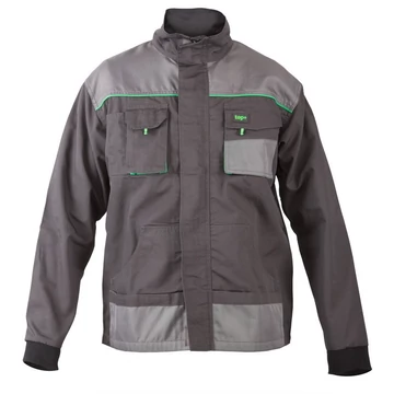 Munkakabát (65%poliészter 35%pamut) TOP GREEN JACKET, szürke, 3XL