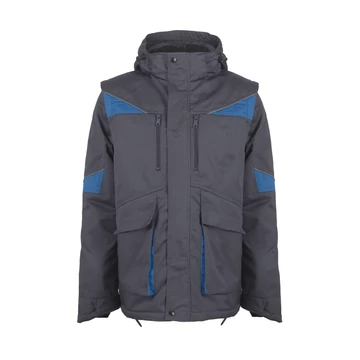 Munkakabát téli (65%poliészter 35%pamut) TOP NOVA, szürke, 2XL