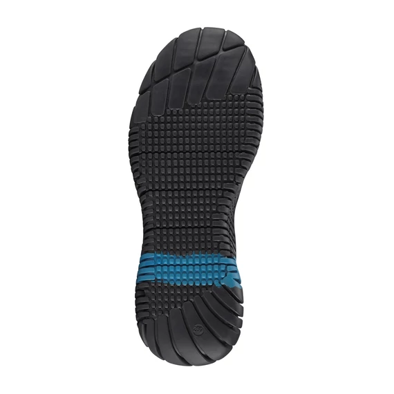 Cipő S1P SRA kompozit orrmerevítő kevlár talplemez TOP ELITE WORM, fekete/kék, 38