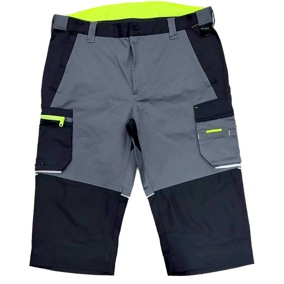 TOP PHOENIX CO2D ST rövidnadrág, black/grey/fluo yellow, 2XL