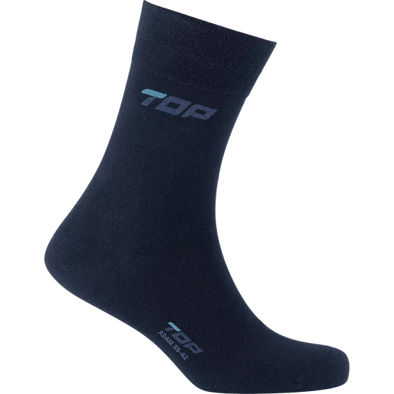 TOP ADAM BL zokni, 80% pamut 17% poliamid 3% elasztán, anthracit, 43-46