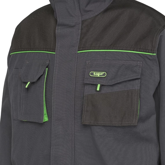 Munkakabát (100%pamut) TOP GREEN 100 JACKET, green, 3XL