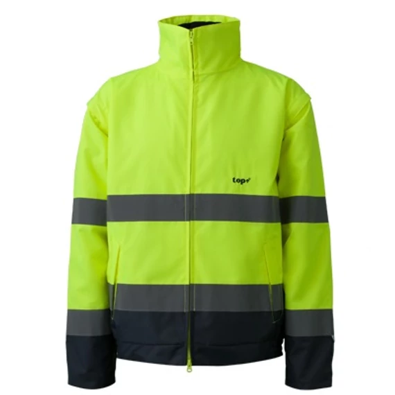 Dzseki jól láthatósági 2:1 (100%poliészter) TOP BUZZARD Y, fluo sárga, 2XL