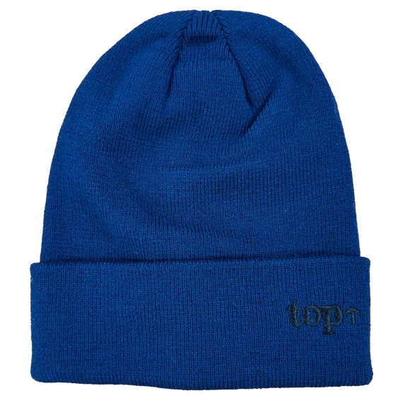 TOP CAP Sapka - Navy kék színben akril klasszikus kötött sapka