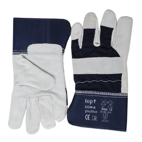 TOP COW-A marhabőr védőkesztyű A minőségű hasított bőrből
