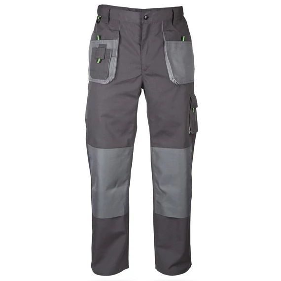 Nadrág derekas (65%poliészter 35%pamut) TOP GREEN PANTS, szürke, 3XL