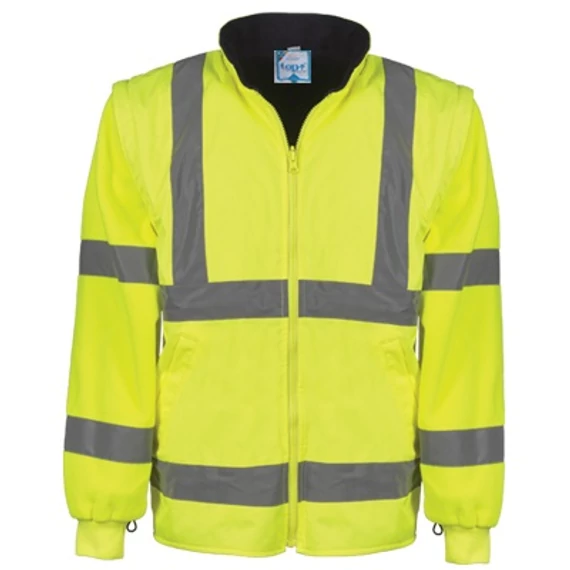 Télikabát multifunkcionális (100%poliészter) TOP MULTI FLUO-Y, fluo sárga, 2XL