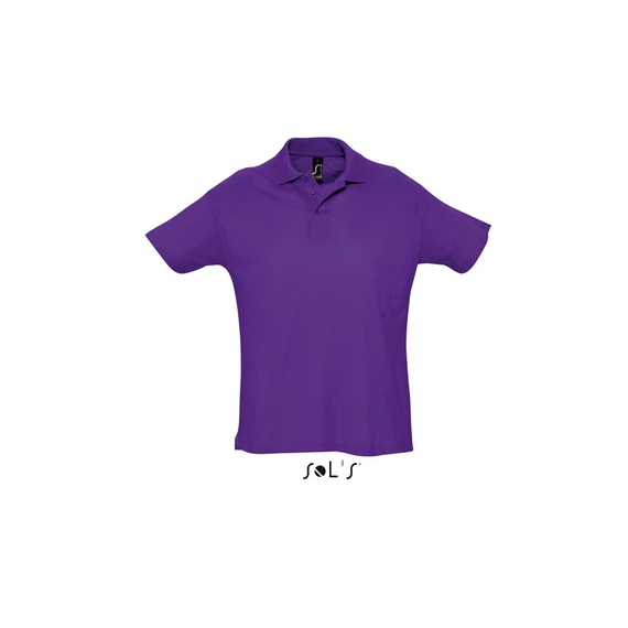 SO11342 SOL'S férfi galléros póló dark purple